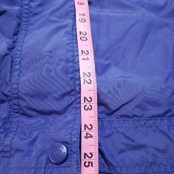 Vintage Columbia Windbreaker Women's Jacket Purple/Black/Yellow - Size Medium - Picture 5 of 5